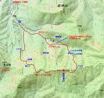 コース詳細図 志津倉山