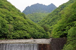 圧巻の渓谷美